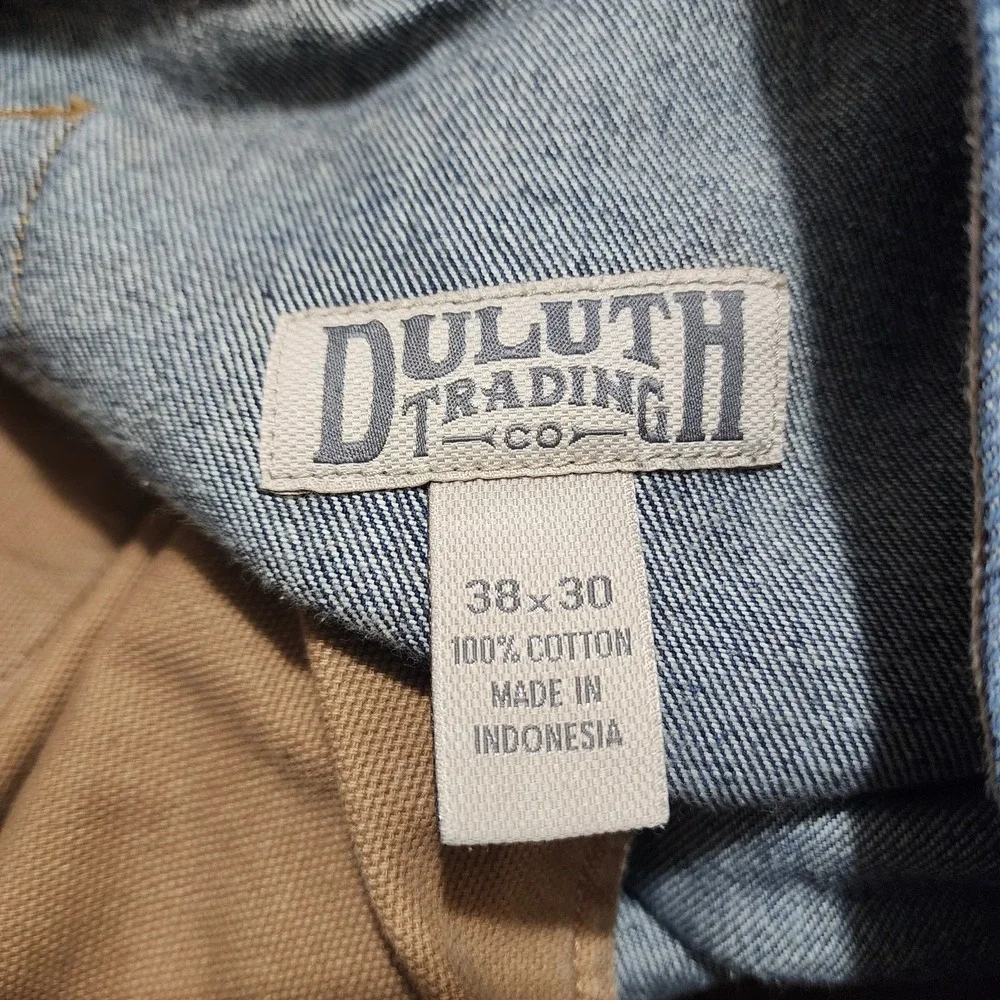 Duluth Trading Company Men's 38x30 Ballroom Relaxed Fit Jeans Straight Leg Denim